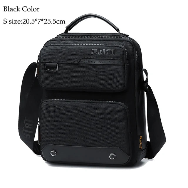 Men Multifunctional Fashion Anti-theft Shoulder Bag Travel Waterproof Oxford Crossbody Sling Bag Casual Messenger Pack For Male