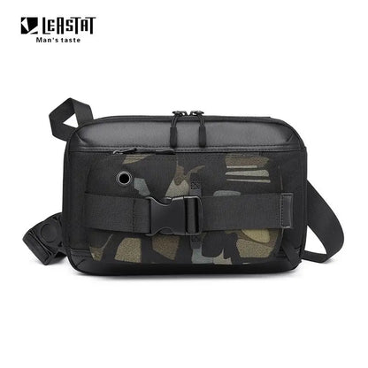 Men Multifunctional Shoulder Bag Travel Waterproof Oxford Sling Chest Bag Pack Messenger Crossbody Pack For Male Female Women
