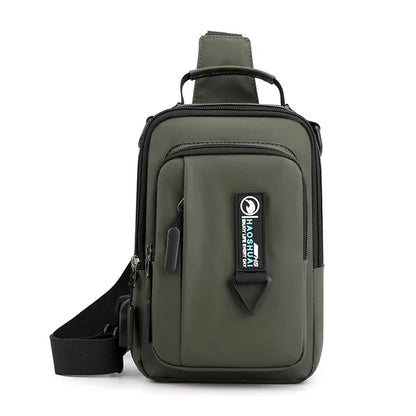 Men Nylon Backpack Rucksack Cross Body Shoulder Bags Military Travel Male Fashion Messenger Chest Pack Bag Knapsack 4 USES