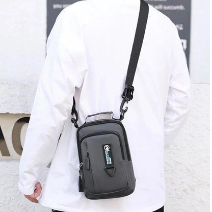 Men Nylon Backpack Rucksack Cross Body Shoulder Bags Military Travel Male Fashion Messenger Chest Pack Bag Knapsack 4 USES