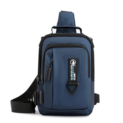 Men Nylon Backpack Rucksack Cross Body Shoulder Bags Military Travel Male Fashion Messenger Chest Pack Bag Knapsack 4 USES