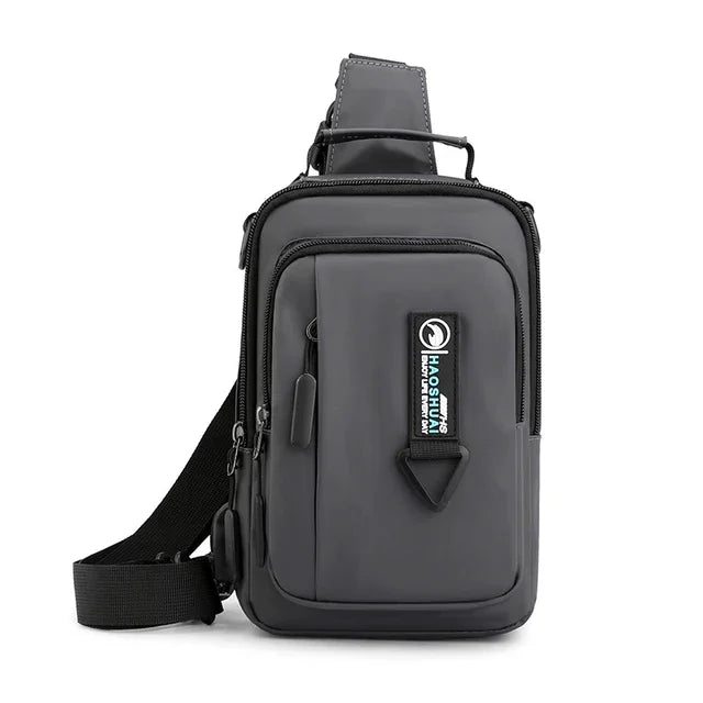 Men Nylon Backpack Rucksack Cross Body Shoulder Bags Military Travel Male Fashion Messenger Chest Pack Bag Knapsack 4 USES