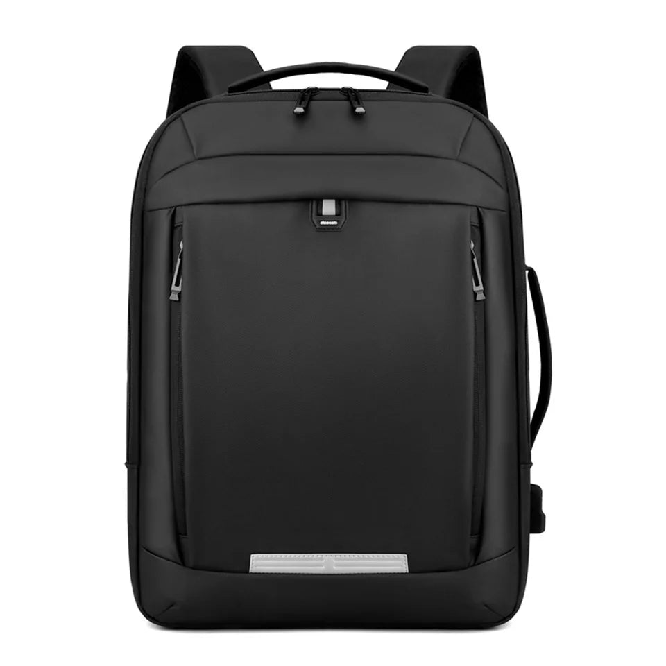 Men Nylon Backpacks Travel Shoulder Bag Rucksack For Teenager Men Pu Laptop Backpack Students School Backpack