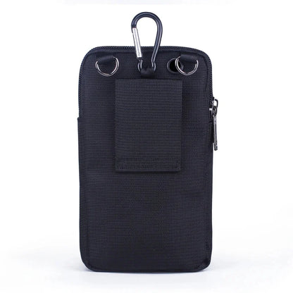 Men Nylon Cell Mobile Phone Case Cover Fanny Hook Bum Unisex Small Messenger Cross body Waist Pack Hip Belt Pouch Bag