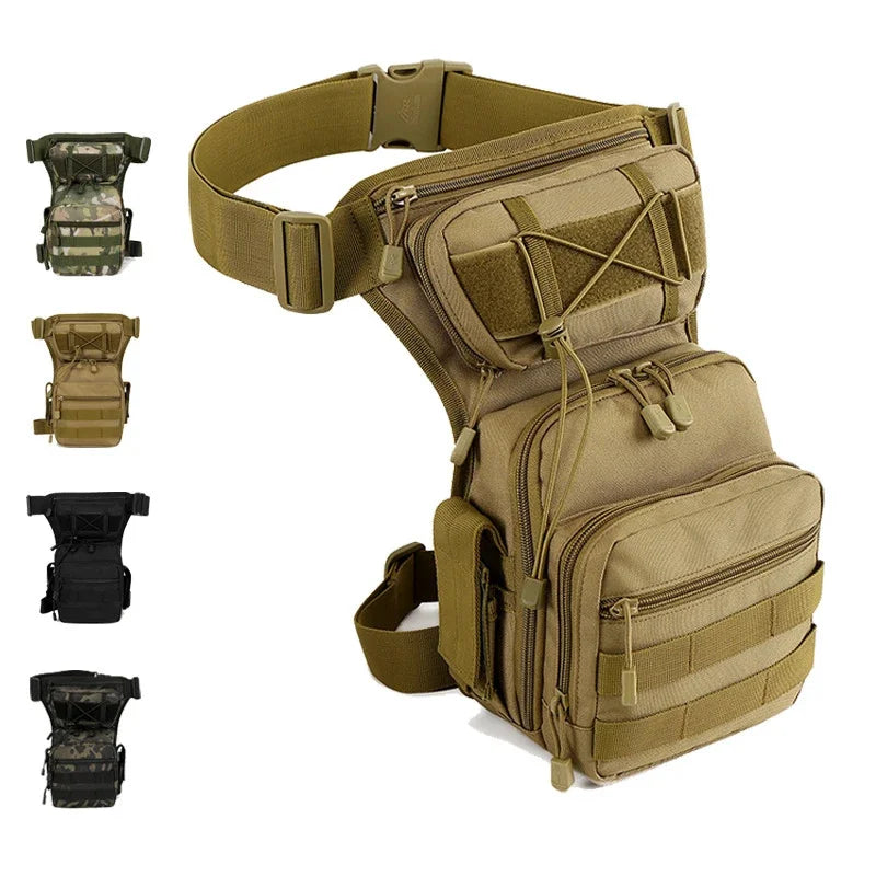 Men Nylon Drop Hip Leg Bag Fanny Travel Military Motorcycle Rider Shoulder Male Belt Bum Waist Pack Thigh Bags New
