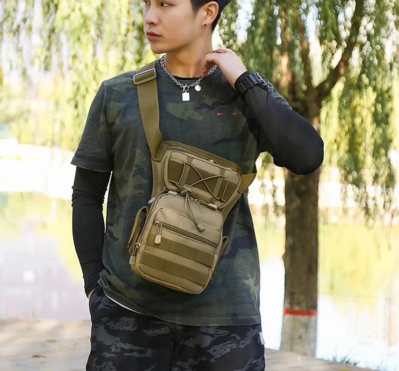 Men Nylon Drop Hip Leg Bag Fanny Travel Military Motorcycle Rider Shoulder Male Belt Bum Waist Pack Thigh Bags New