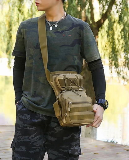 Men Nylon Drop Hip Leg Bag Fanny Travel Military Motorcycle Rider Shoulder Male Belt Bum Waist Pack Thigh Bags New