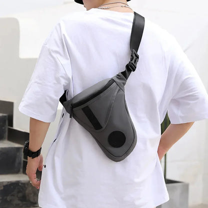 Men Nylon Drop Leg Bag Thigh Fanny Pack For Motorcycle Rider Multi-function Shoulder Messener Male Hip Bum Belt Waist Bags
