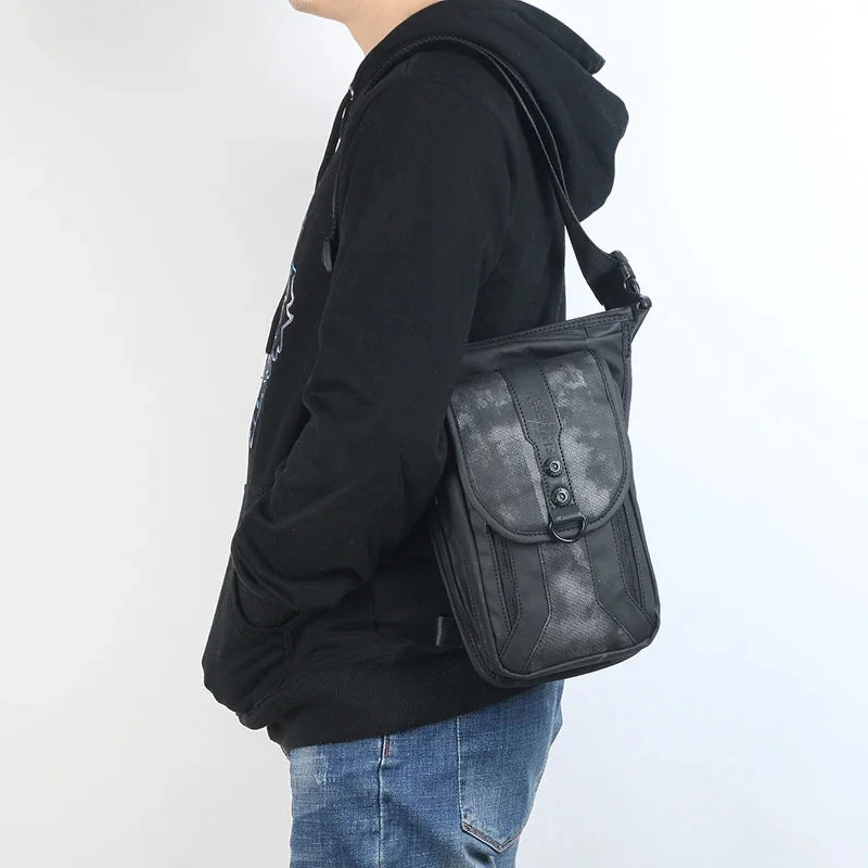 Men Nylon Fanny Leg Drop Hip Belt Bag Waterproof Motorcycle Rider Male Messenger Cross Body Bum Thigh Waist Pack Bags