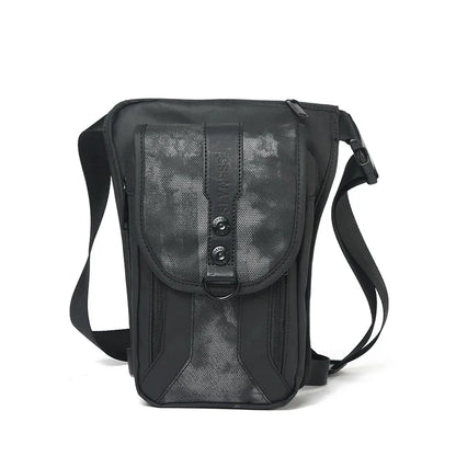 Men Nylon Fanny Leg Drop Hip Belt Bag Waterproof Motorcycle Rider Male Messenger Cross Body Bum Thigh Waist Pack Bags