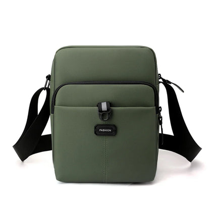 Men Nylon Handbags Messenger Bag Washed Tote Lightweight Waterproof Shoulder Bags Fashion Zipper Crossbody Bag