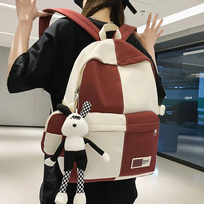 Men Nylon Laptop Lady Coin Purse Student Female Travel Book Bag Cool Male Women College Backpack Fashion Girl Boy School Bag New