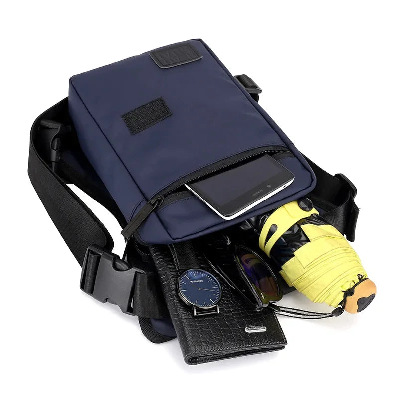 Men Nylon Leg Bag Drop Belt Hip Messenger Shoulder Bags Casual Travel Motorcycle Assault High Quality Thigh Waist Fanny Pack