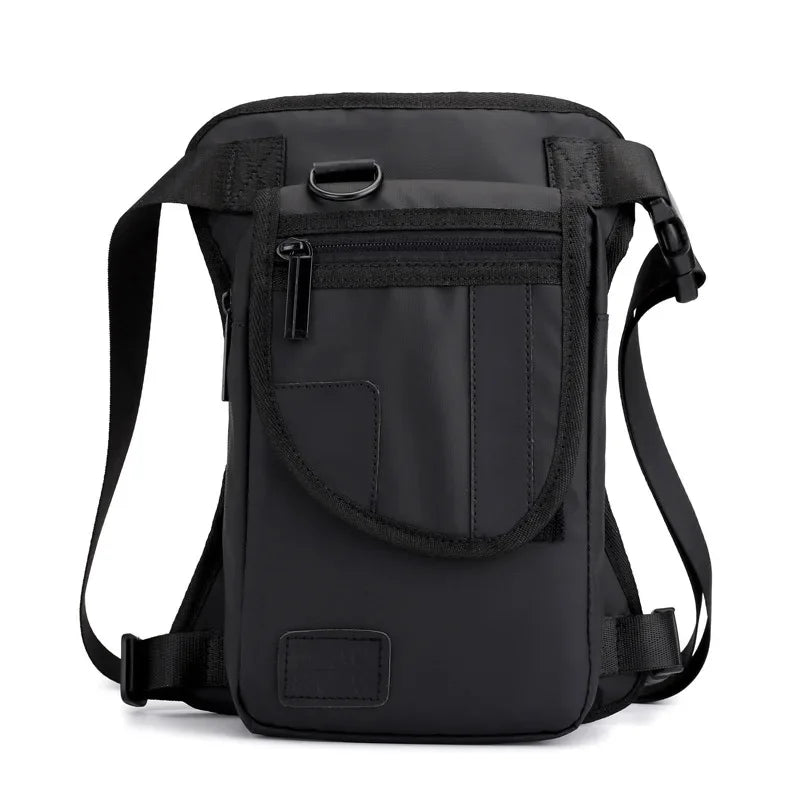 Men Nylon Leg Bag Drop Belt Hip Messenger Shoulder Bags Casual Travel Motorcycle Assault High Quality Thigh Waist Fanny Pack