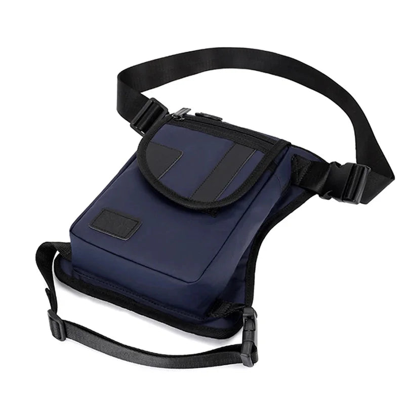 Men Nylon Leg Bag Drop Belt Hip Messenger Shoulder Bags Casual Travel Motorcycle Assault High Quality Thigh Waist Fanny Pack