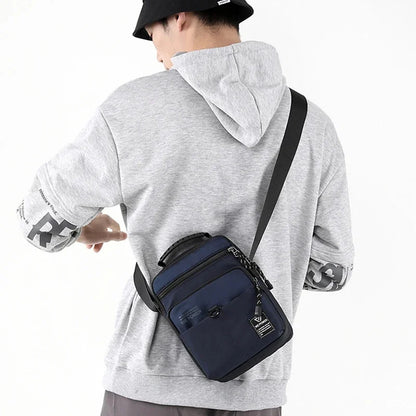 Men Nylon Messenger Cross Body Top Handle Tote Bags Travel Fashion Casual Male Military Shoulder Handbag