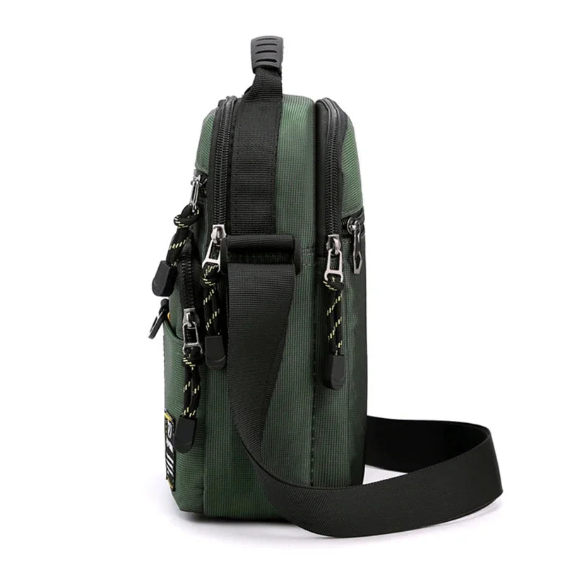 Men Nylon Messenger Cross Body Top Handle Tote Bags Travel Fashion Casual Male Military Shoulder Handbag