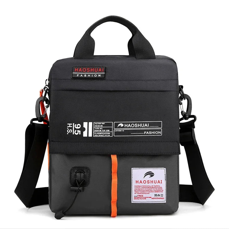 Men Nylon Messenger Cross Body Top Handle Tote Bags Travel Fashion Casual Male Military Shoulder Handbag