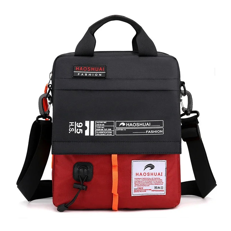 Men Nylon Messenger Cross Body Top Handle Tote Bags Travel Fashion Casual Male Military Shoulder Handbag
