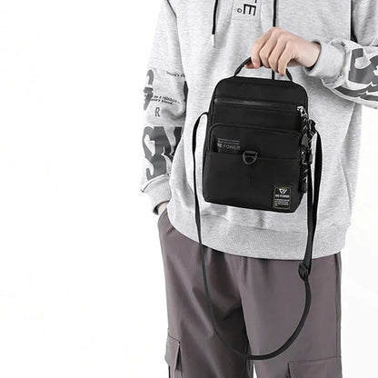 Men Nylon Messenger Cross Body Top Handle Tote Bags Travel Fashion Casual Male Military Shoulder Handbag