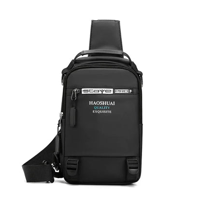 Men Nylon Rucksack Knapsack Messenger Chest Bags Waterproof Travel Military Male Handbag Sling Cross body Daypack Backpack Bag