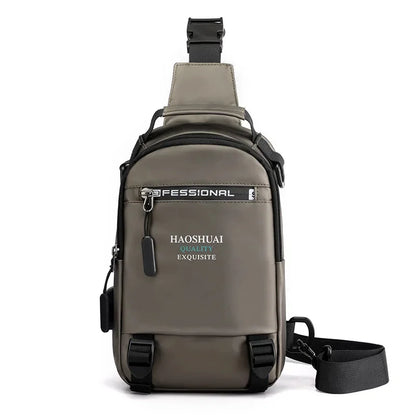 Men Nylon Rucksack Knapsack Messenger Chest Bags Waterproof Travel Military Male Handbag Sling Cross body Daypack Backpack Bag