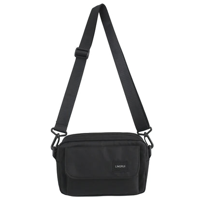 Men Nylon Street Fashion Trend Crossbody Bags Small-capacity Small Square Bag Man Light Casual Versatile Simplicity Shoulder Bag