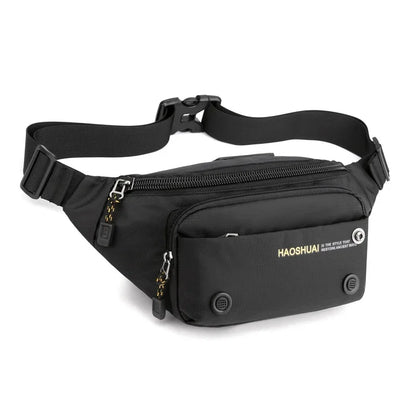 Men Nylon Waist Fanny Hip Sling Chest Pack Bag Waterproof Multi-purpose Travel Male Cross body Messenger Bum Belt Bags New