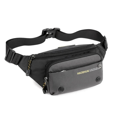Men Nylon Waist Fanny Hip Sling Chest Pack Bag Waterproof Multi-purpose Travel Male Cross body Messenger Bum Belt Bags New