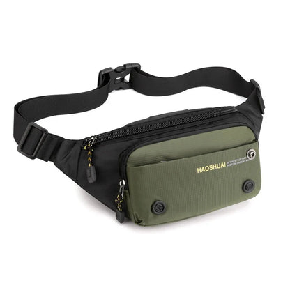 Men Nylon Waist Fanny Hip Sling Chest Pack Bag Waterproof Multi-purpose Travel Male Cross body Messenger Bum Belt Bags New