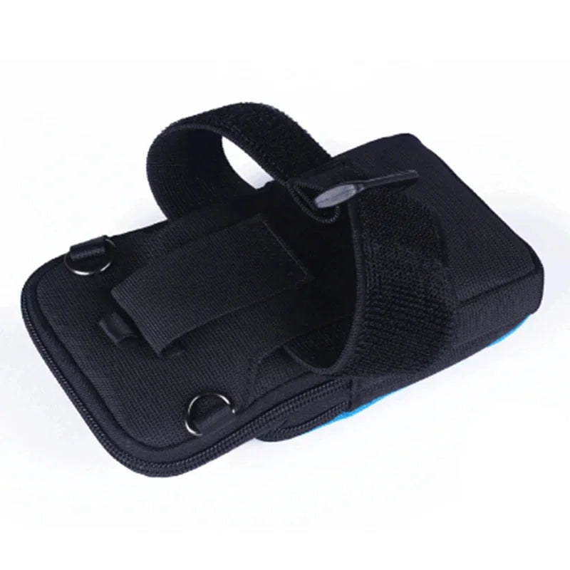 Men Nylon Waist Fanny Pack Arm Band Hook Bag Waterproof Purse Male Women Small Messenger Cell Mobile Phone Case Cover Belt Bags