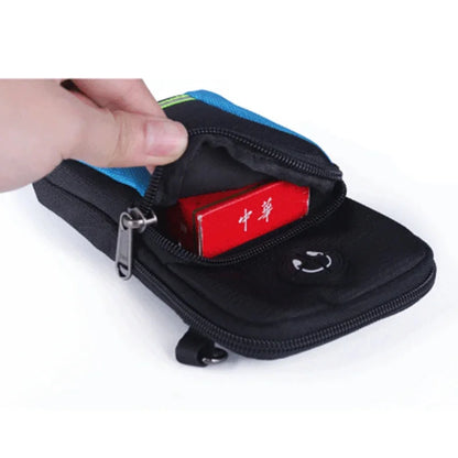 Men Nylon Waist Fanny Pack Arm Band Hook Bag Waterproof Purse Male Women Small Messenger Cell Mobile Phone Case Cover Belt Bags