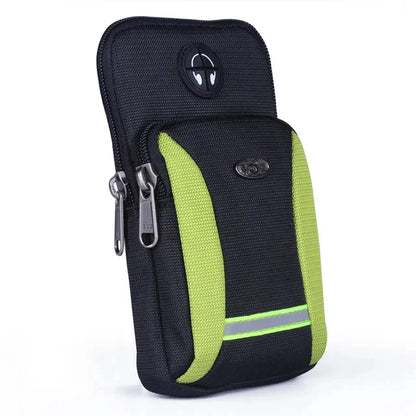Men Nylon Waist Fanny Pack Arm Band Hook Bag Waterproof Purse Male Women Small Messenger Cell Mobile Phone Case Cover Belt Bags