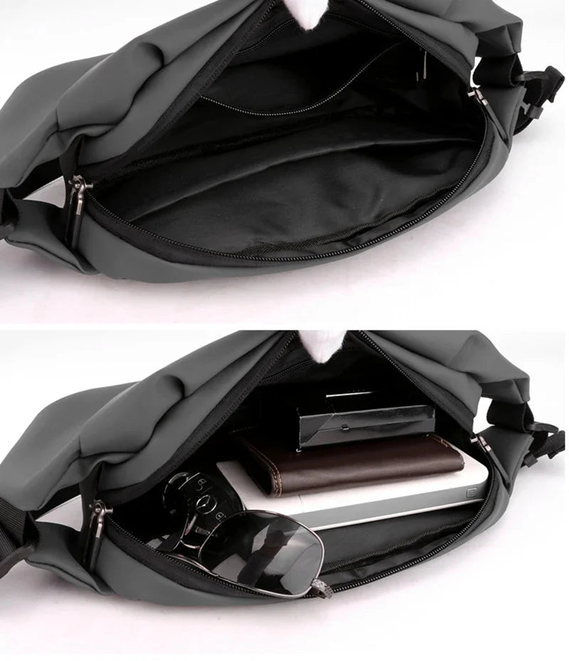 Men Nylon Waist Fanny Running Bags Sports Reflective Travel Military Male Single Messenger Chest Pack Bum Hip Belt Bag