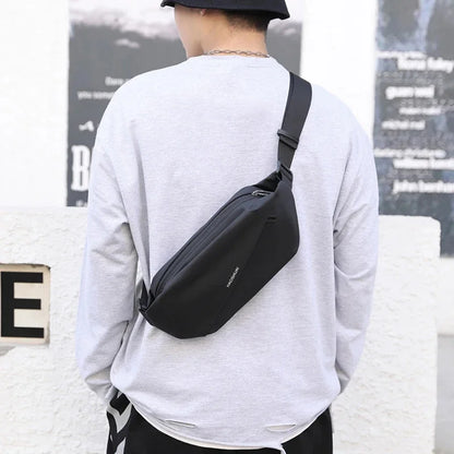 Men Nylon Waist Fanny Running Bags Sports Reflective Travel Military Male Single Messenger Chest Pack Bum Hip Belt Bag