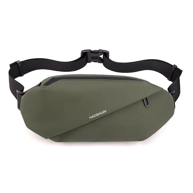 Men Nylon Waist Fanny Running Bags Sports Reflective Travel Military Male Single Messenger Chest Pack Bum Hip Belt Bag