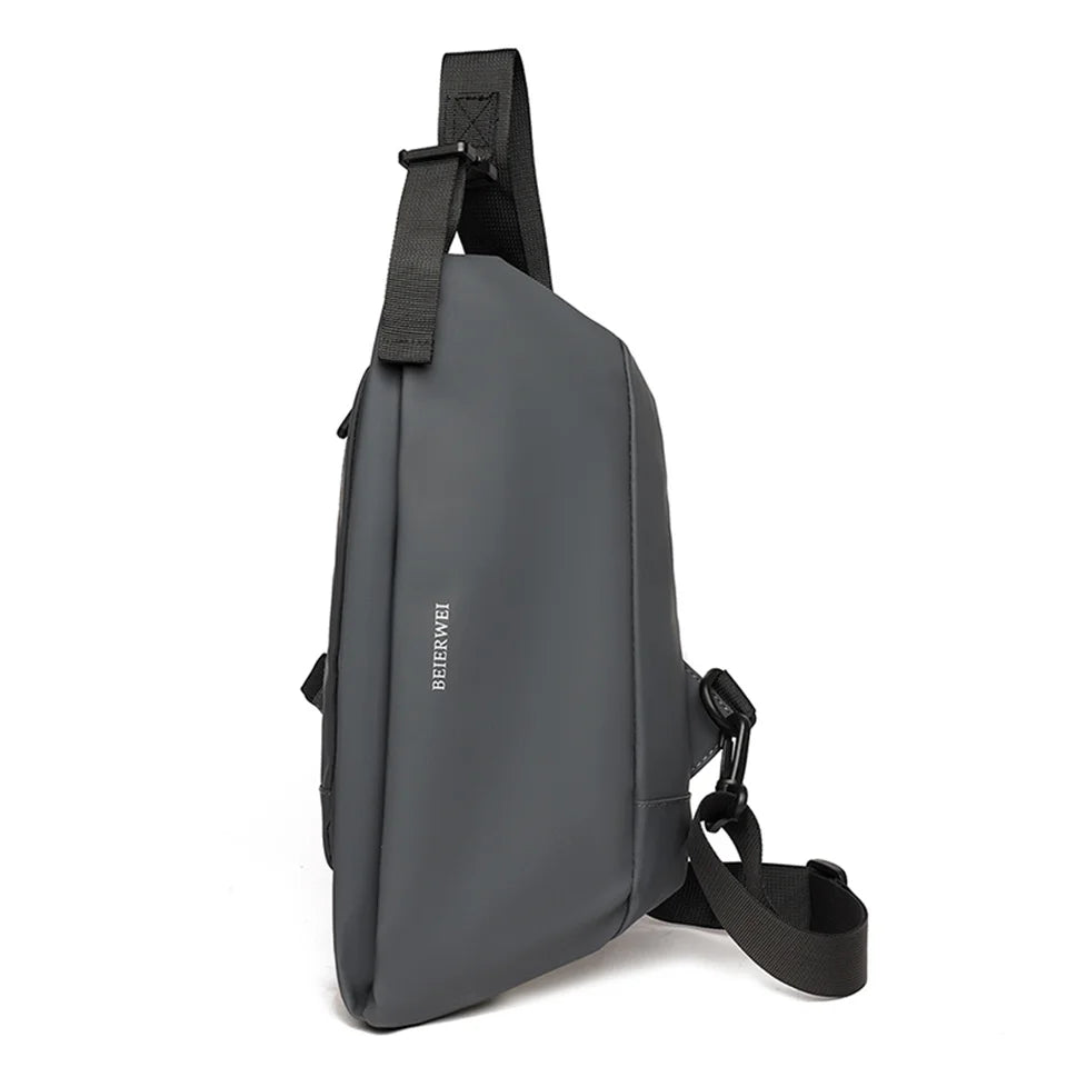Men Nylon Waist Pack Belly Purse Waist Bag For Men Zipper Pocket Fashion Travel Sling Bags Crossbody Bag