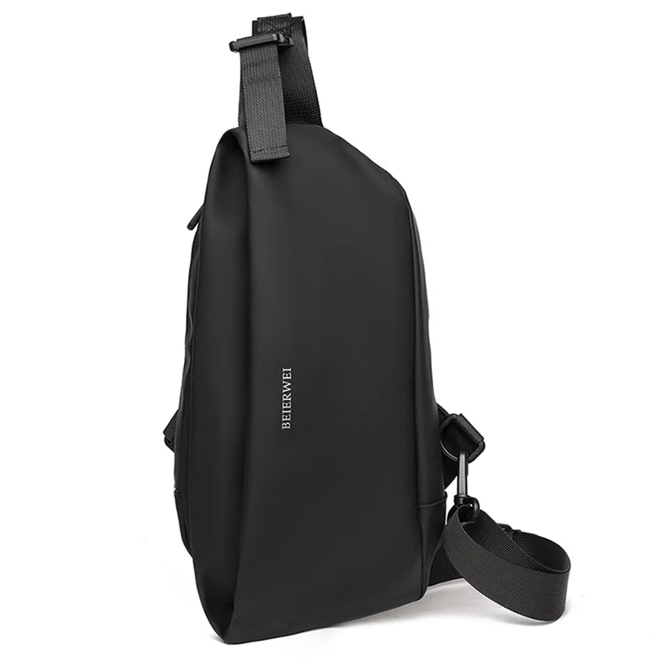 Men Nylon Waist Pack Belly Purse Waist Bag For Men Zipper Pocket Fashion Travel Sling Bags Crossbody Bag