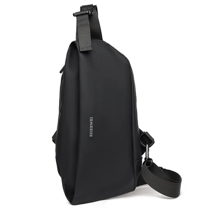 Men Nylon Waist Pack Belly Purse Waist Bag For Men Zipper Pocket Fashion Travel Sling Bags Crossbody Bag