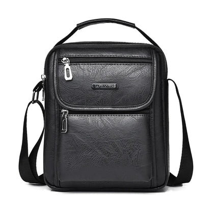 Men One Shoulder Cross body Handbag Business Briefcases Casual Laptop Retro Office Male Tote Top Handle Messenger Bag
