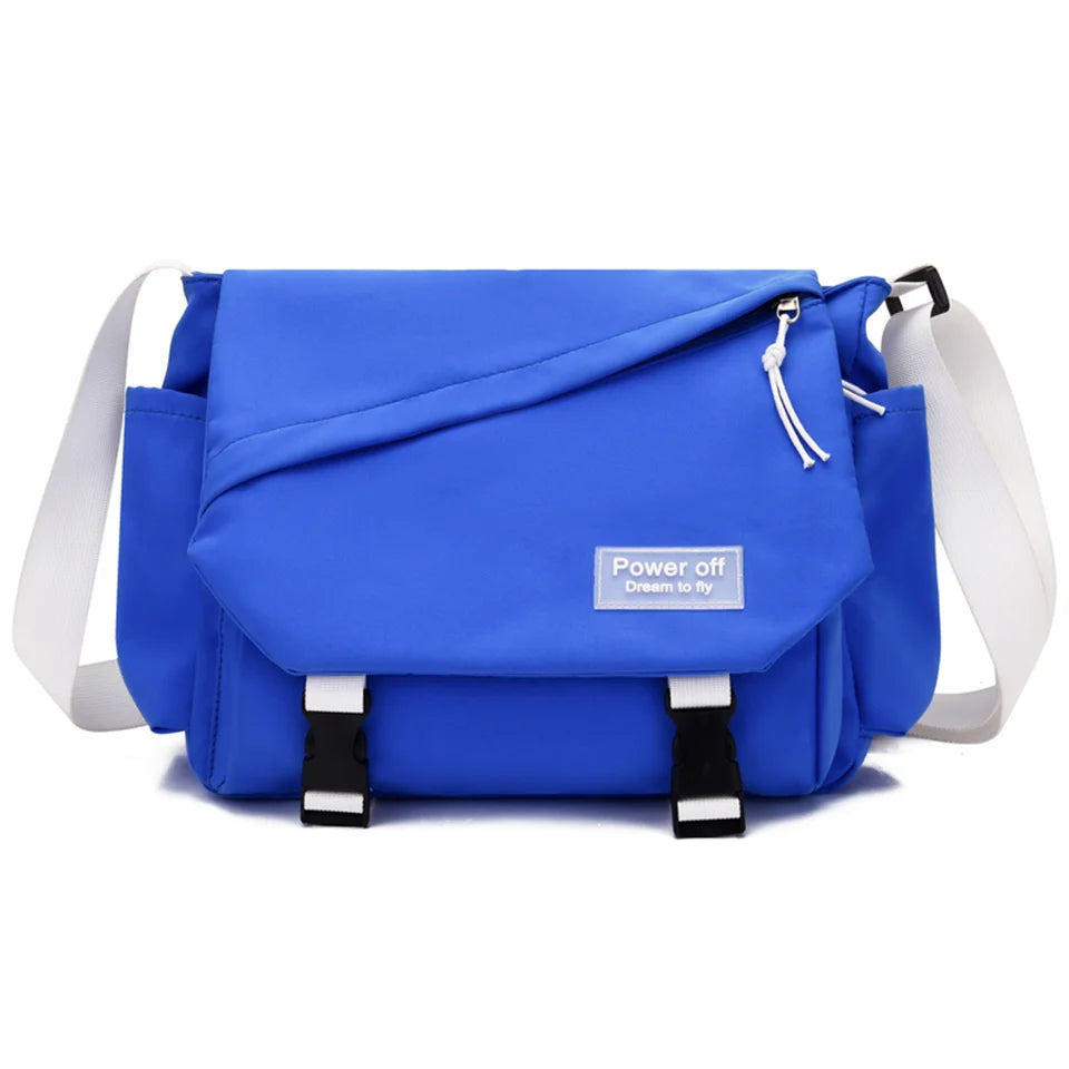 Men Oxford Crossbody Bags Travel Casual Top-handle Messenger Bag Outdoor Handbag Travel School Retro Zipper Shoulder Bag