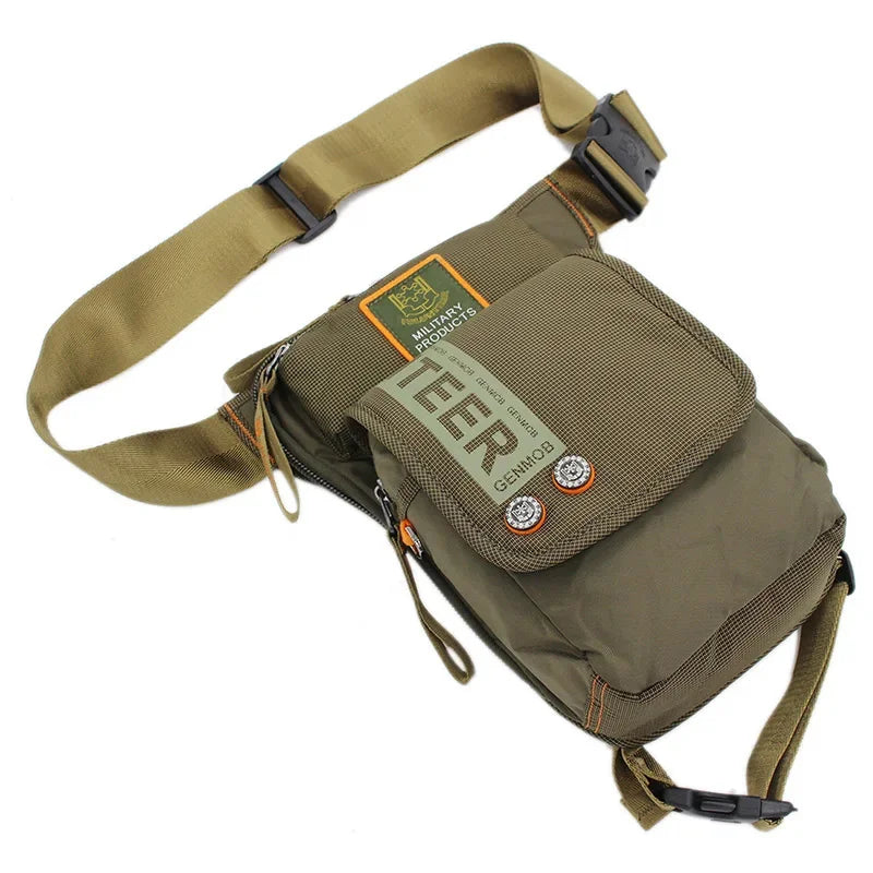 Men Oxford Leg Fanny Bag Hip Bum Belt Purse Motorcycle Rider Drop Thigh Pouch Male Shoulder Crossbody Messenger Waist Pack Bags
