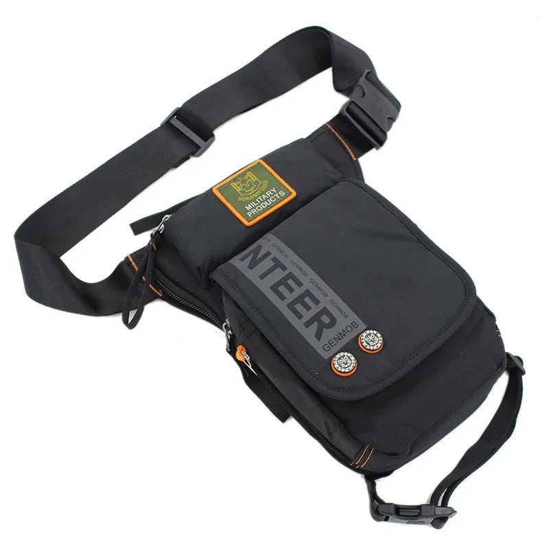 Men Oxford Leg Fanny Bag Hip Bum Belt Purse Motorcycle Rider Drop Thigh Pouch Male Shoulder Crossbody Messenger Waist Pack Bags