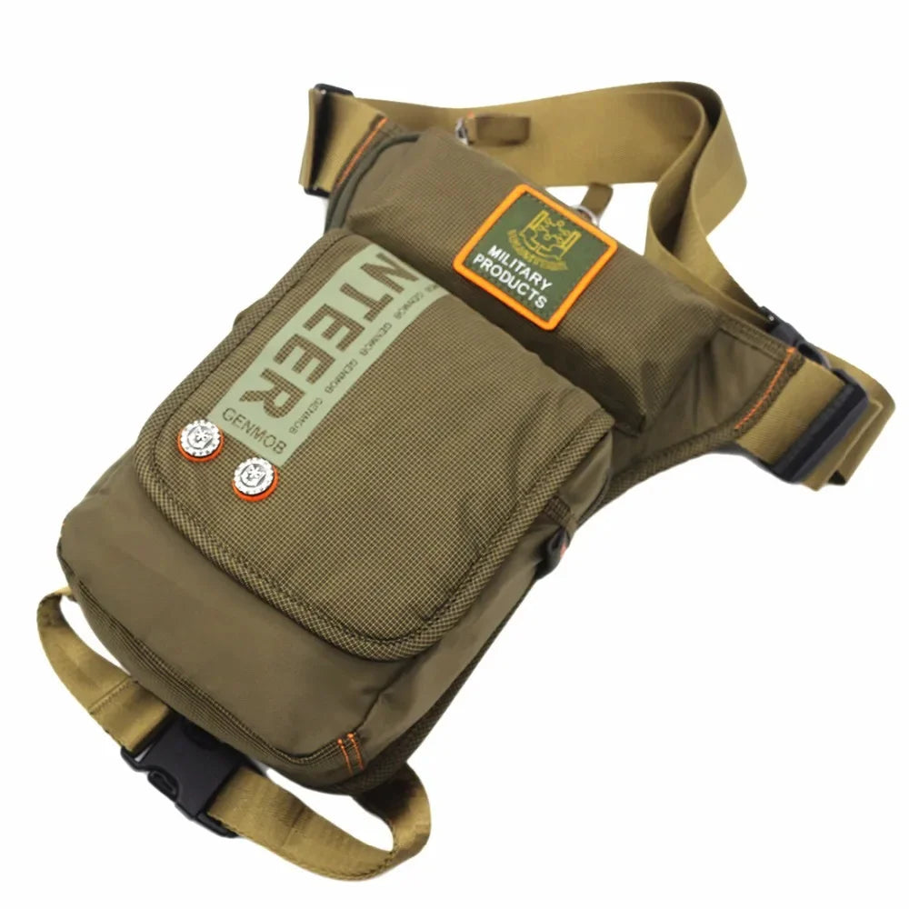 Men Oxford Leg Fanny Bag Hip Bum Belt Purse Motorcycle Rider Drop Thigh Pouch Male Shoulder Crossbody Messenger Waist Pack Bags