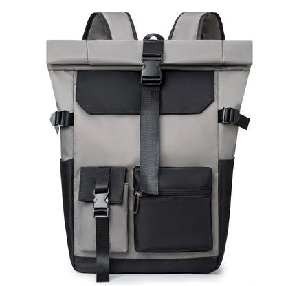 Men Oxford Multifunctional Fashion Backpack Antitheft Leisure Trend Youth Man School Bag Travel Knapsack Large Capacity Rucksack