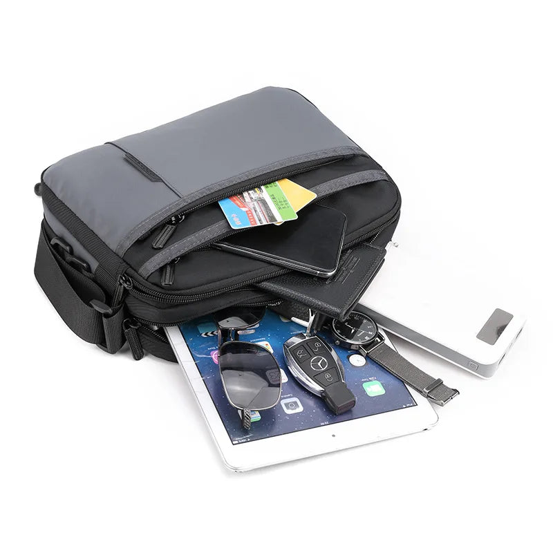 Men Oxford Shoulder Bag Men's Messenger Bags Casual Shoulder Small Briefcase Package Crossbody Bags