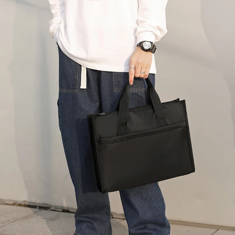 Men Oxford Shoulder Bag Travel Luxury Tote Handbag Messenger Bag Male Satchel Pack Crossbody Bags