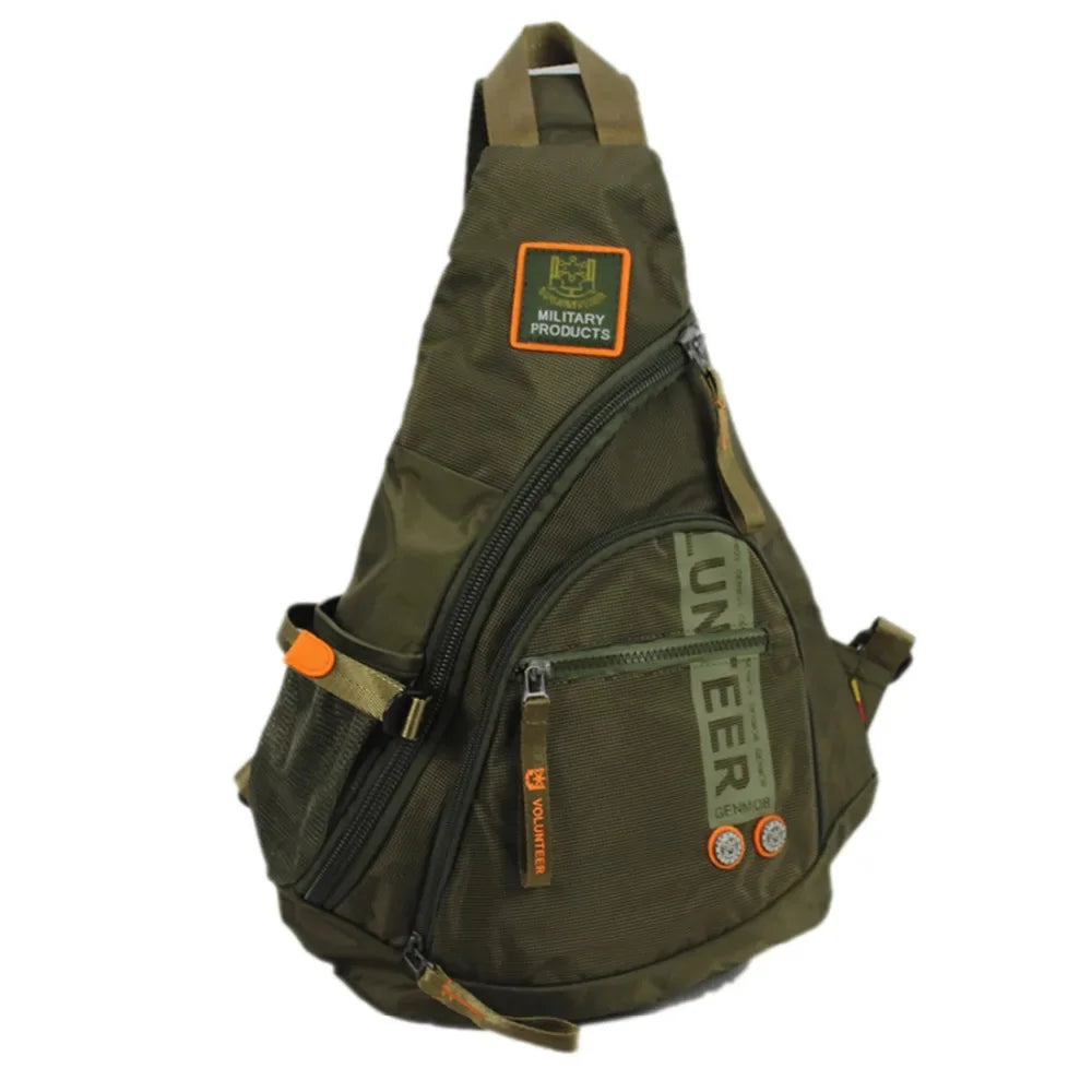 Men Oxford Sling Knapsack Shoulder Messenger Chest Bag Laptop Kettle Travel Assault Single Back Pack Cross Body Trekking Bags