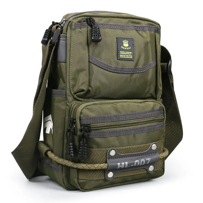 Men Shoulder Bag Messenger Multifunction Bags Crossbody Bag Waterproof Oxford Cloth Casual Travel Mans Toolkit