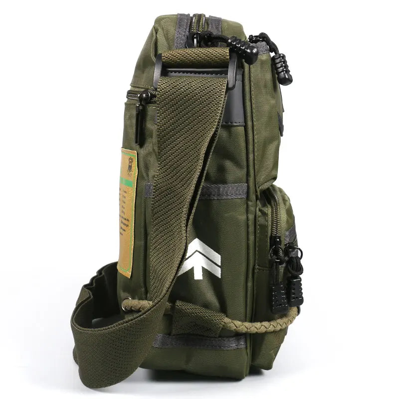 Men Shoulder Bag Messenger Multifunction Bags Crossbody Bag Waterproof Oxford Cloth Casual Travel Mans Toolkit